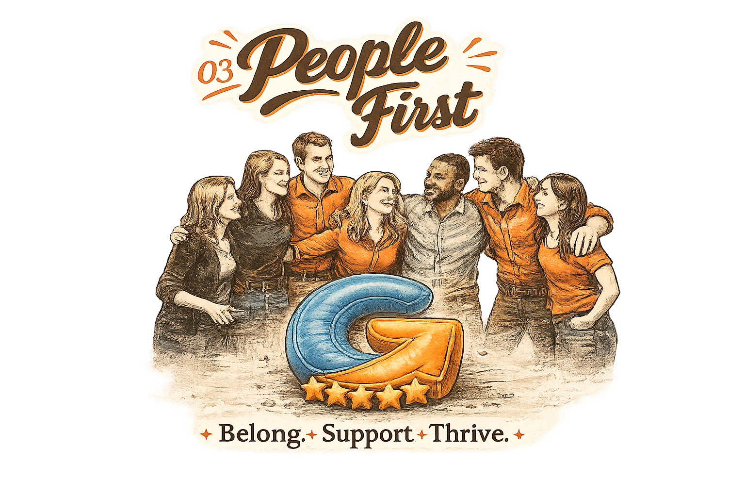 GoTezU facilitator connecting with a team
