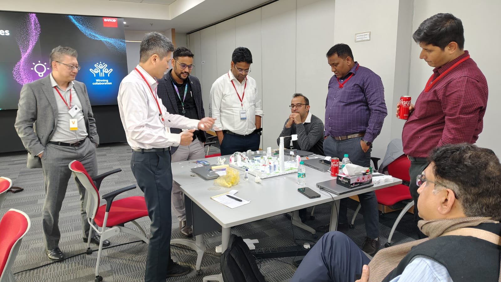 Catapult Building Challenge team building